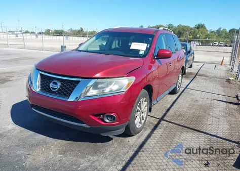 2014 Nissan Pathfinder Sv z USA, uszkodzony, nr VIN 5N1AR2MNXEC656140